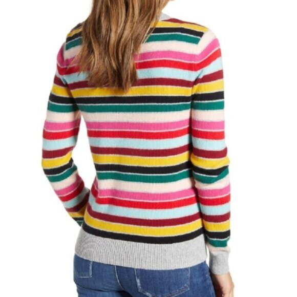 1901 Shoulder Button Cotton  Wool Blend Sweater - Picture 2 of 3